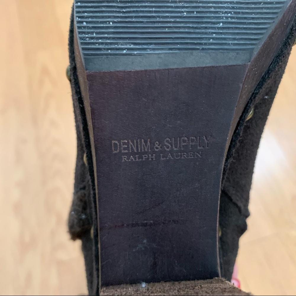 Denim & Supply Ralph Lauren Callen Suede Shearling Boot - Picture 8 of 14